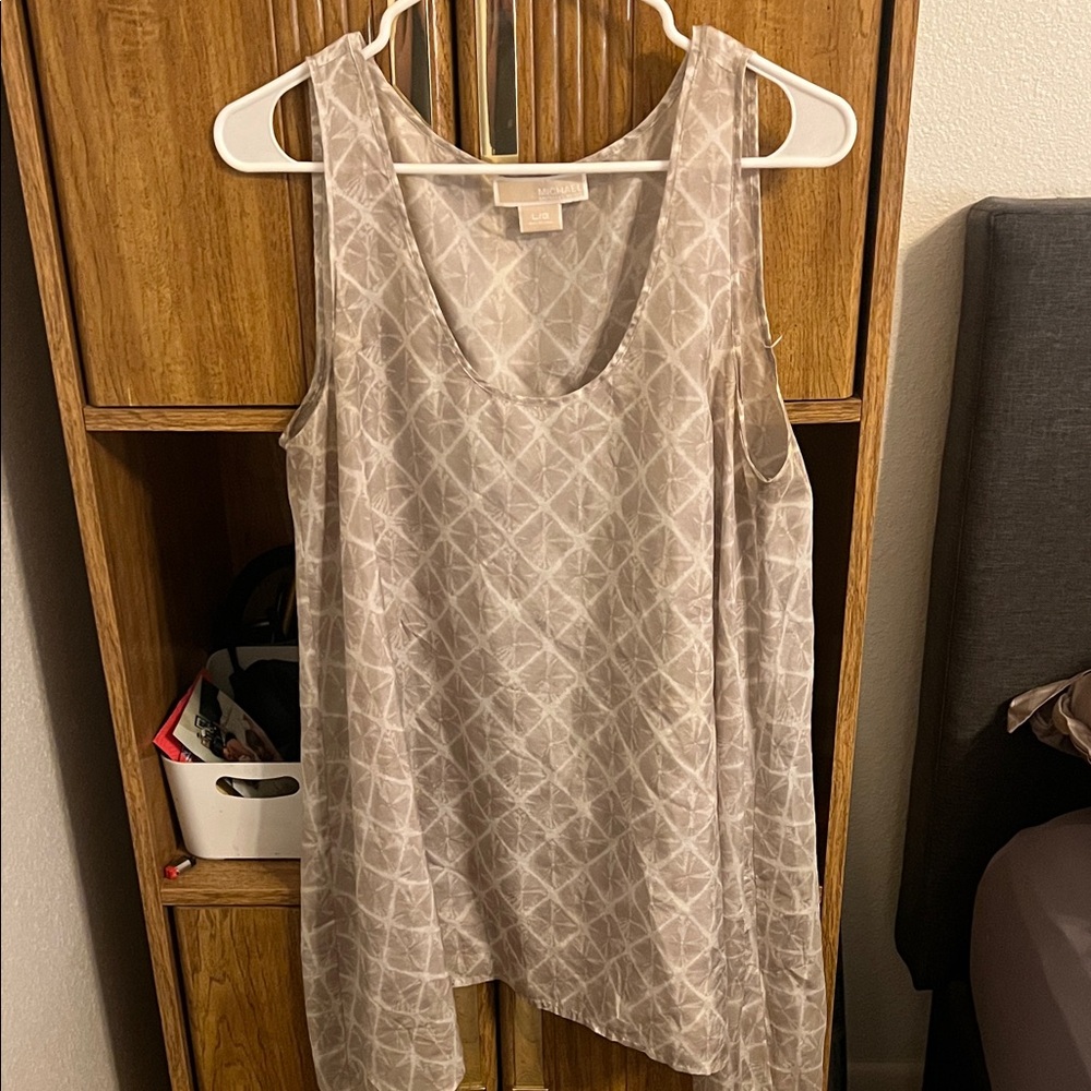 Michael Kors 100% silk tank top